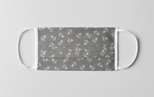 Cargar imagen en el visor de la galería, Mascarilla Higiénica Anclas fondo Gris - Infantil