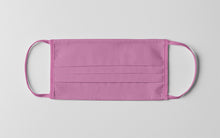 Cargar imagen en el visor de la galería, mascarilla higienica quirurgica de tela rosa lisa