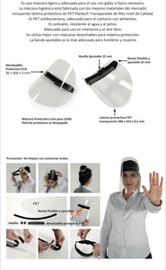 Pantalla protectora, sombrero protector multifunción