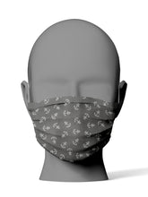 Cargar imagen en el visor de la galería, Mascarilla Higiénica Anclas fondo Gris - Infantil
