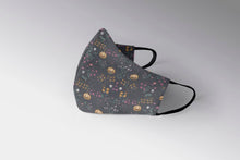 Cargar imagen en el visor de la galería, Mascarilla Higiénica Pato - Calabaza - Infantil
