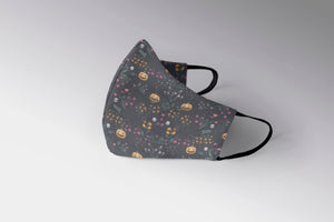Mascarilla Higiénica Pato - Calabaza - Infantil