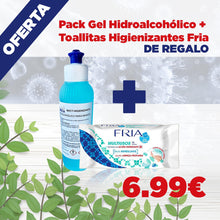 Cargar imagen en el visor de la galería, Gel Hidroalcohólico 200 ML + Toallita higienizante de REGALO
